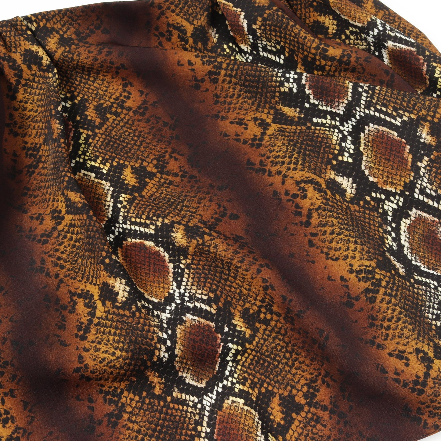 スカート パイソン柄 ブラウン マルチカラー ヴェルサーチ ボトムス Versace
