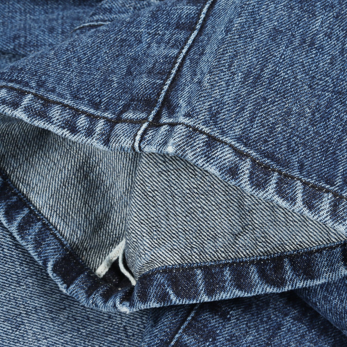 JEAN STRTLG FBRC CHクロス ホースシューボタン デニムパンツ コットン ブルー クロムハーツ ボトムス Chrome Hearts