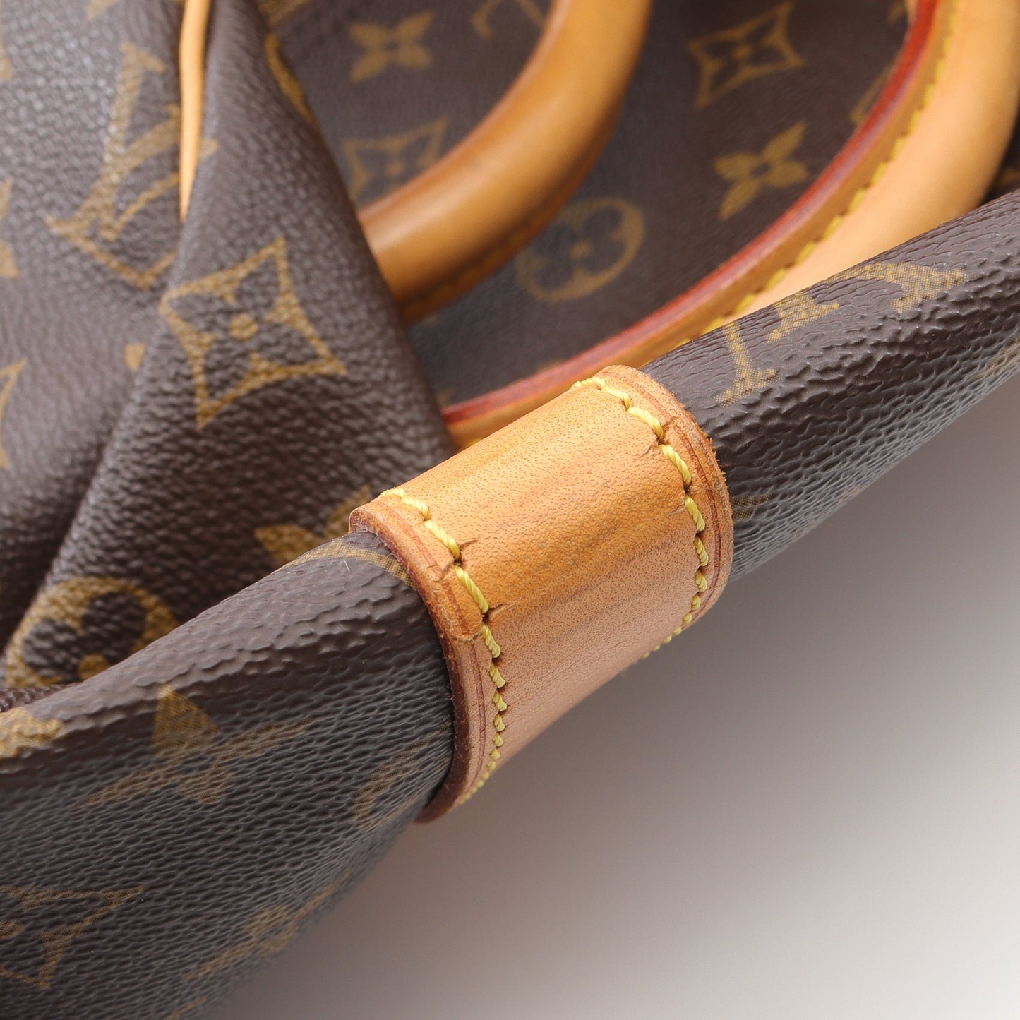 キーポル50 モノグラム ボストンバッグ PVC レザー ブラウン ルイヴィトン バッグ LOUIS VUITTON