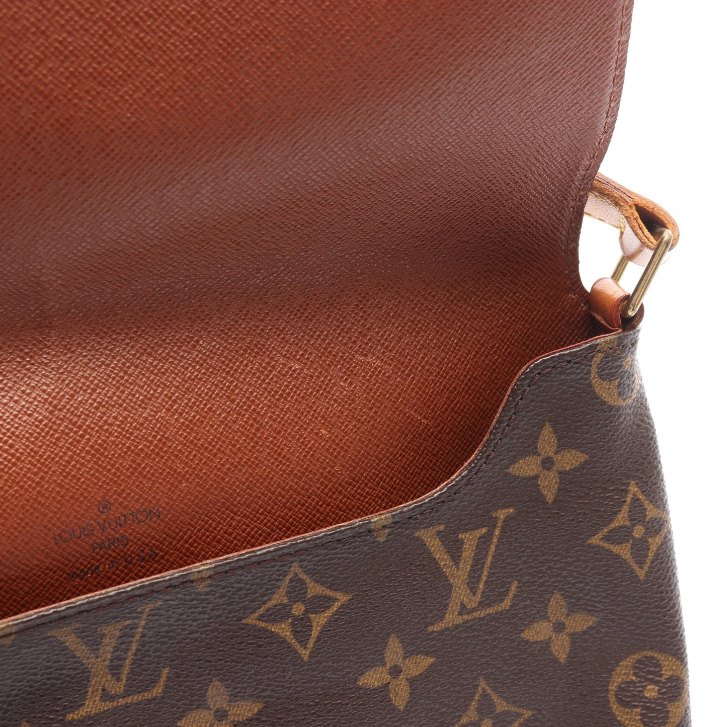 ミュゼットタンゴ ショートストラップ モノグラム ショルダーバッグ PVC レザー ブラウン ルイヴィトン バッグ LOUIS VUITTON