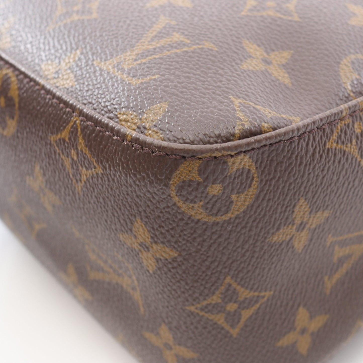 ルーピングMM モノグラム ショルダーバッグ PVC レザー ブラウン ルイヴィトン バッグ LOUIS VUITTON