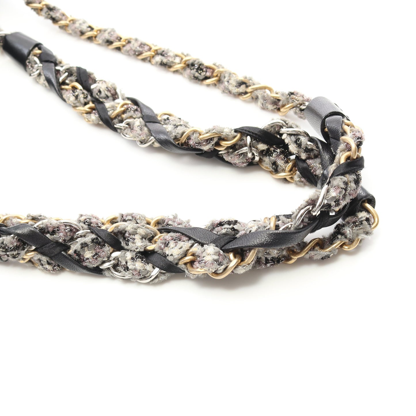 マトラッセ チェーンショルダーバッグ ラムスキン ブラック ゴールド金具 シャネル バッグ CHANEL