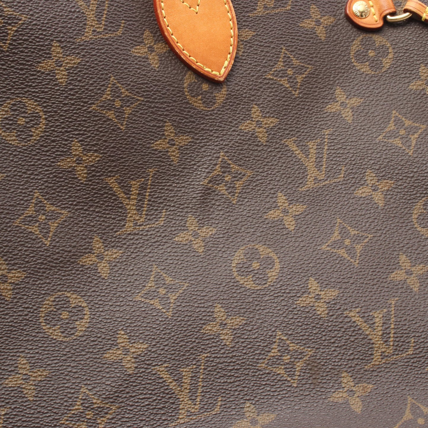 ネヴァーフルMM モノグラム ショルダーバッグ トートバッグ PVC レザー ブラウン ルイヴィトン バッグ LOUIS VUITTON