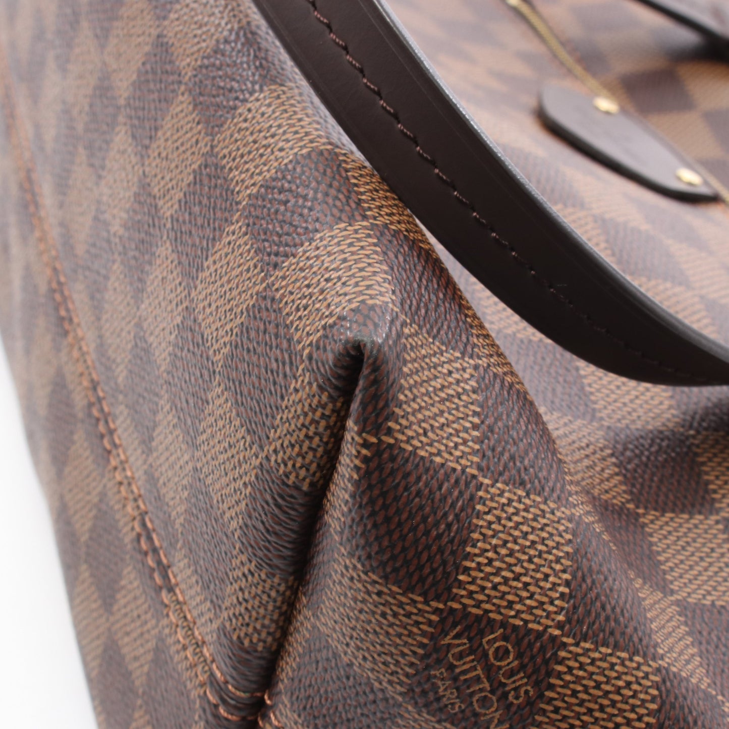 イエナPM ダミエエベヌ ショルダーバッグ トートバッグ PVC レザー ブラウン ルイヴィトン バッグ LOUIS VUITTON