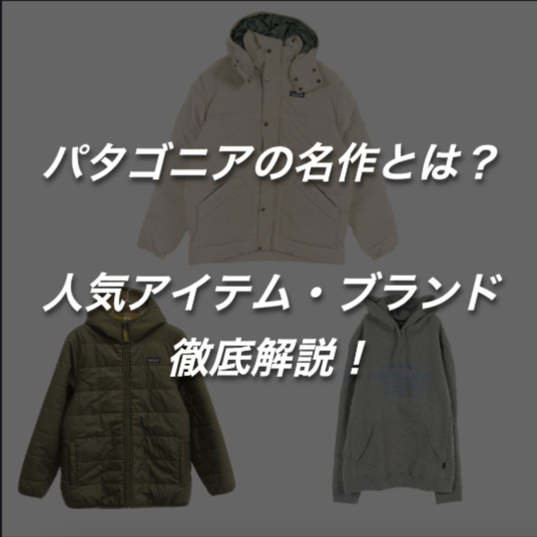 【名作】絶対に買うべきパタゴニアの人気アイテムBEST7！