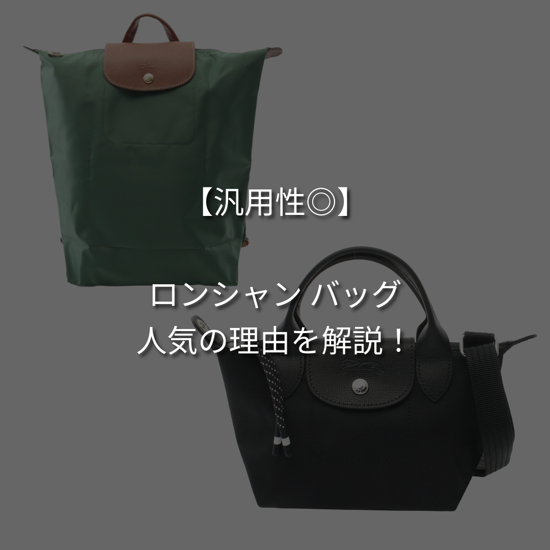 【汎用性◎】ロンシャンのバッグが人気の理由と使い勝手を解説。