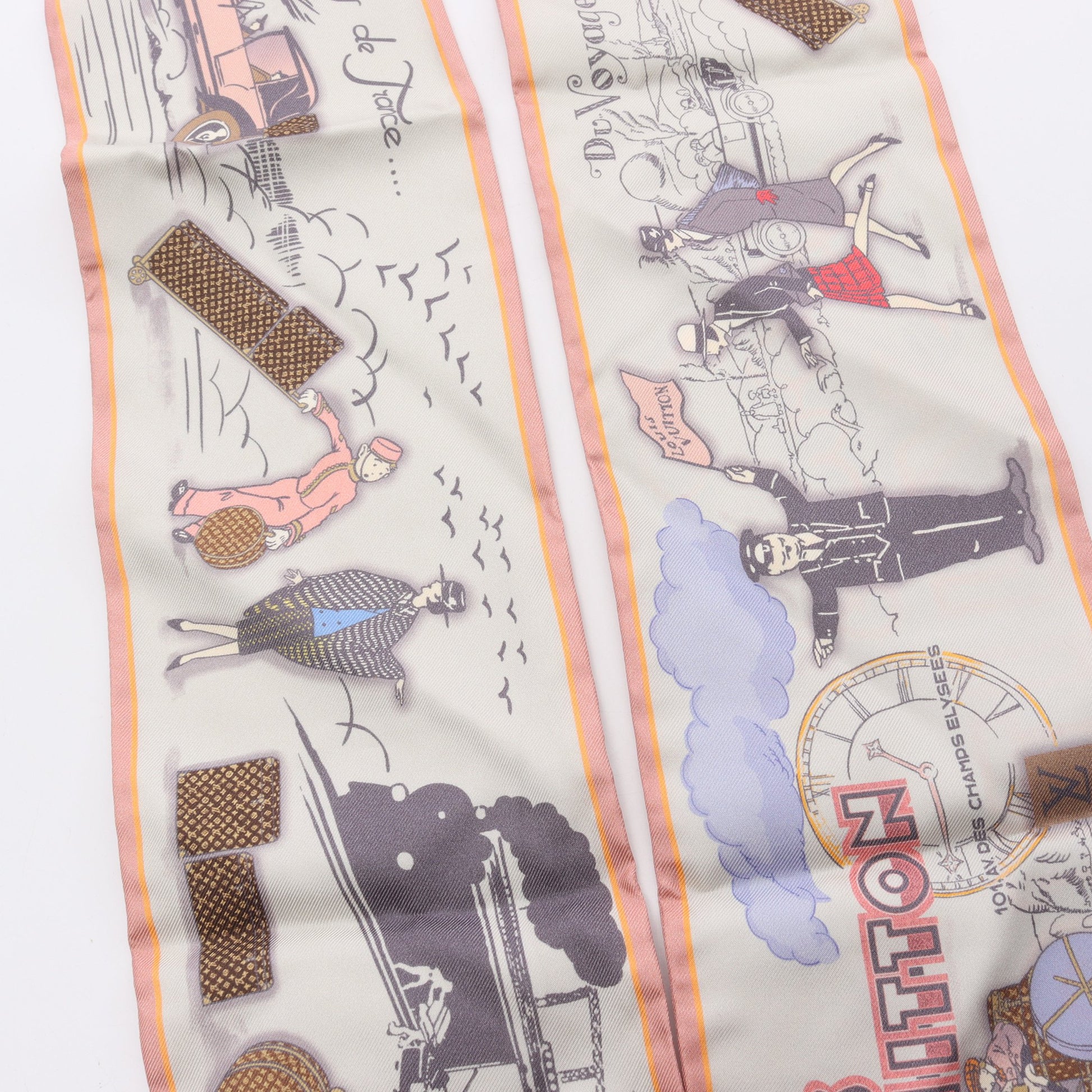 バンドー スカーフ シルク グレー マルチカラー ルイヴィトン 財布・小物 LOUIS VUITTON