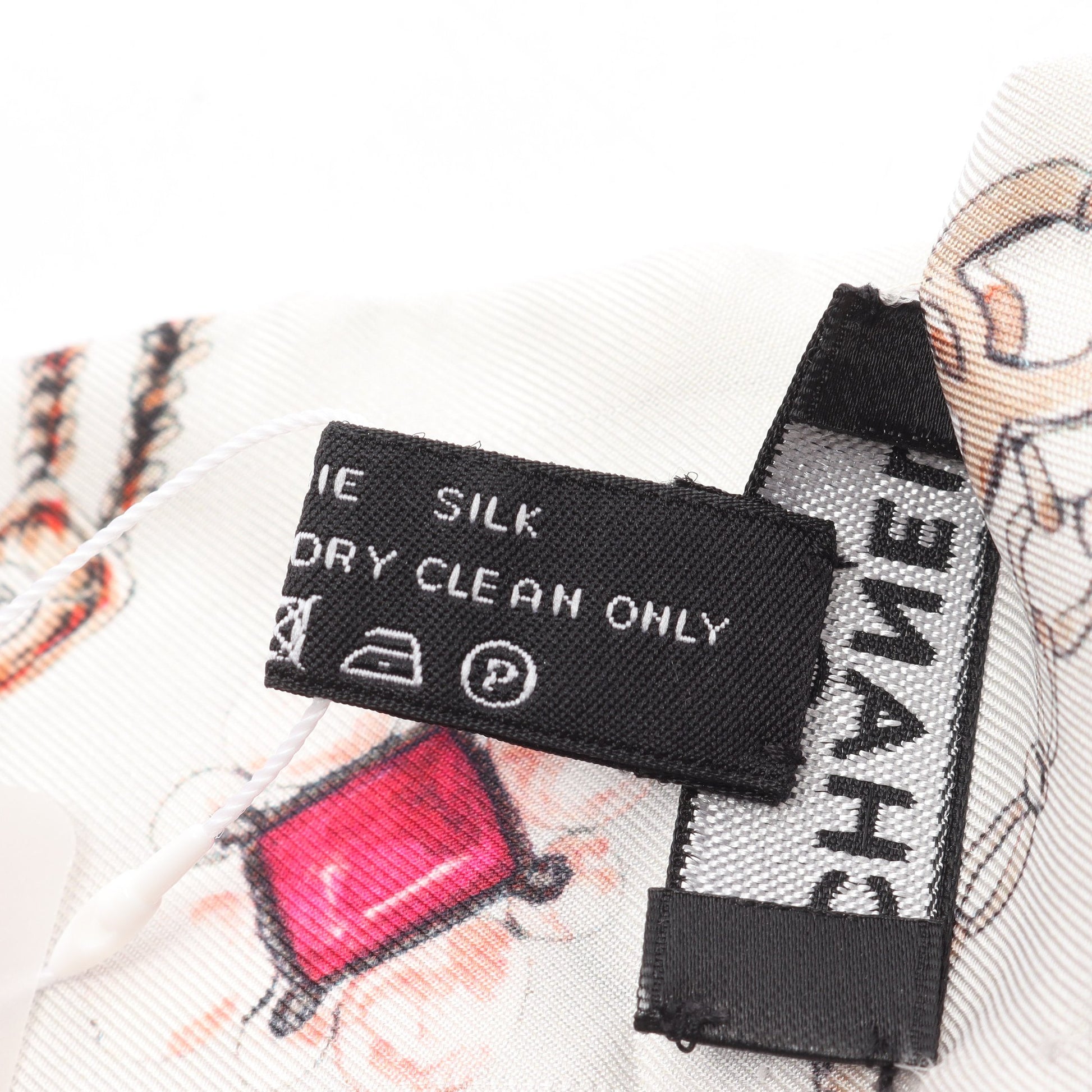 リボン スカーフ シルク ライトグレー マルチカラー シャネル 財布・小物 CHANEL