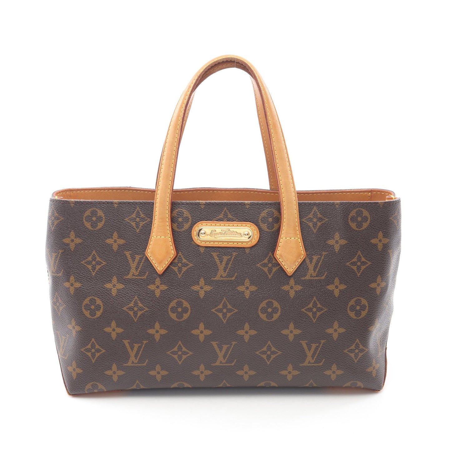 ウィルシャーPM モノグラム ハンドバッグ PVC レザー ブラウン ルイヴィトン バッグ LOUIS VUITTON