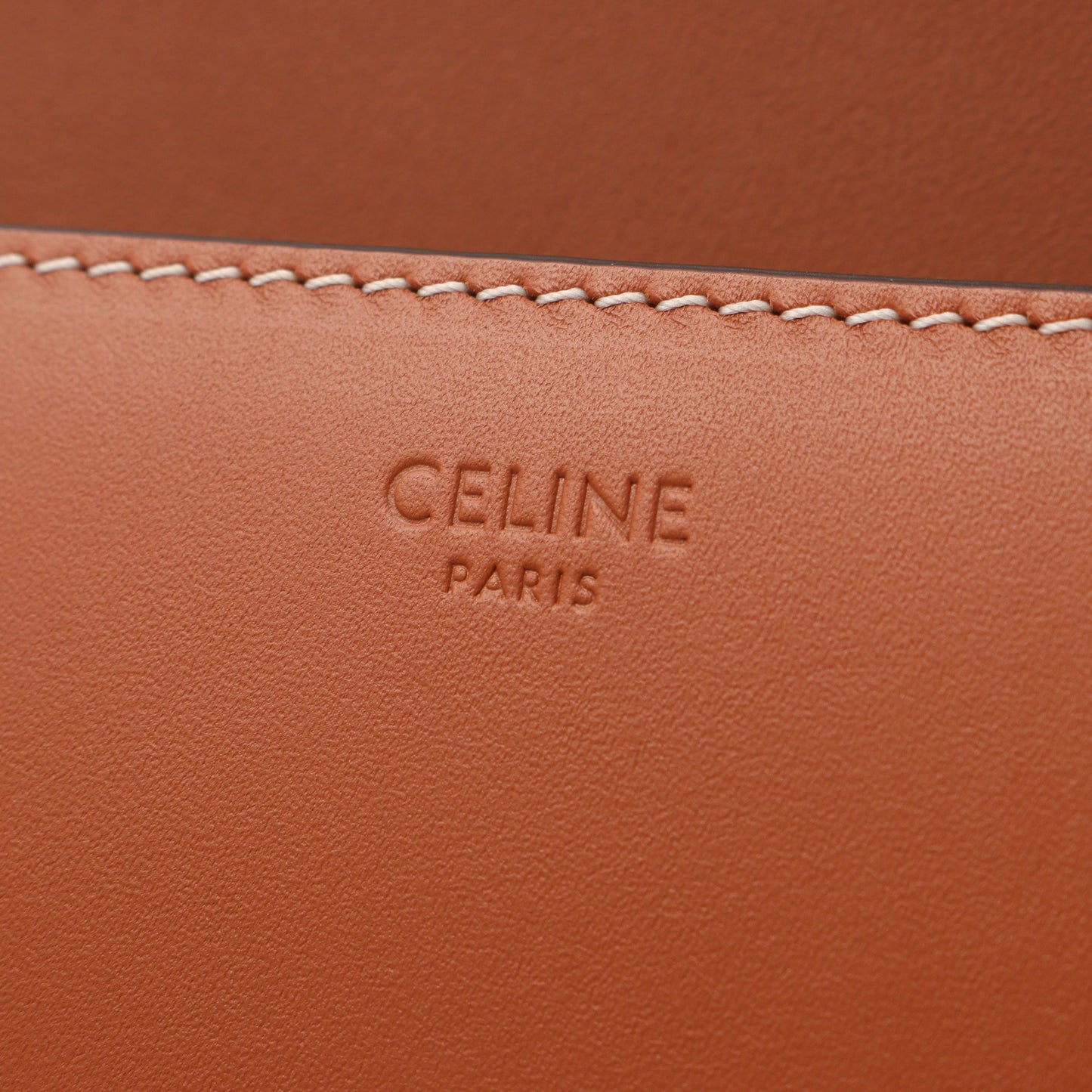 クロード トリオンフ ショルダーバッグ レザー ブラウン セリーヌ バッグ CELINE