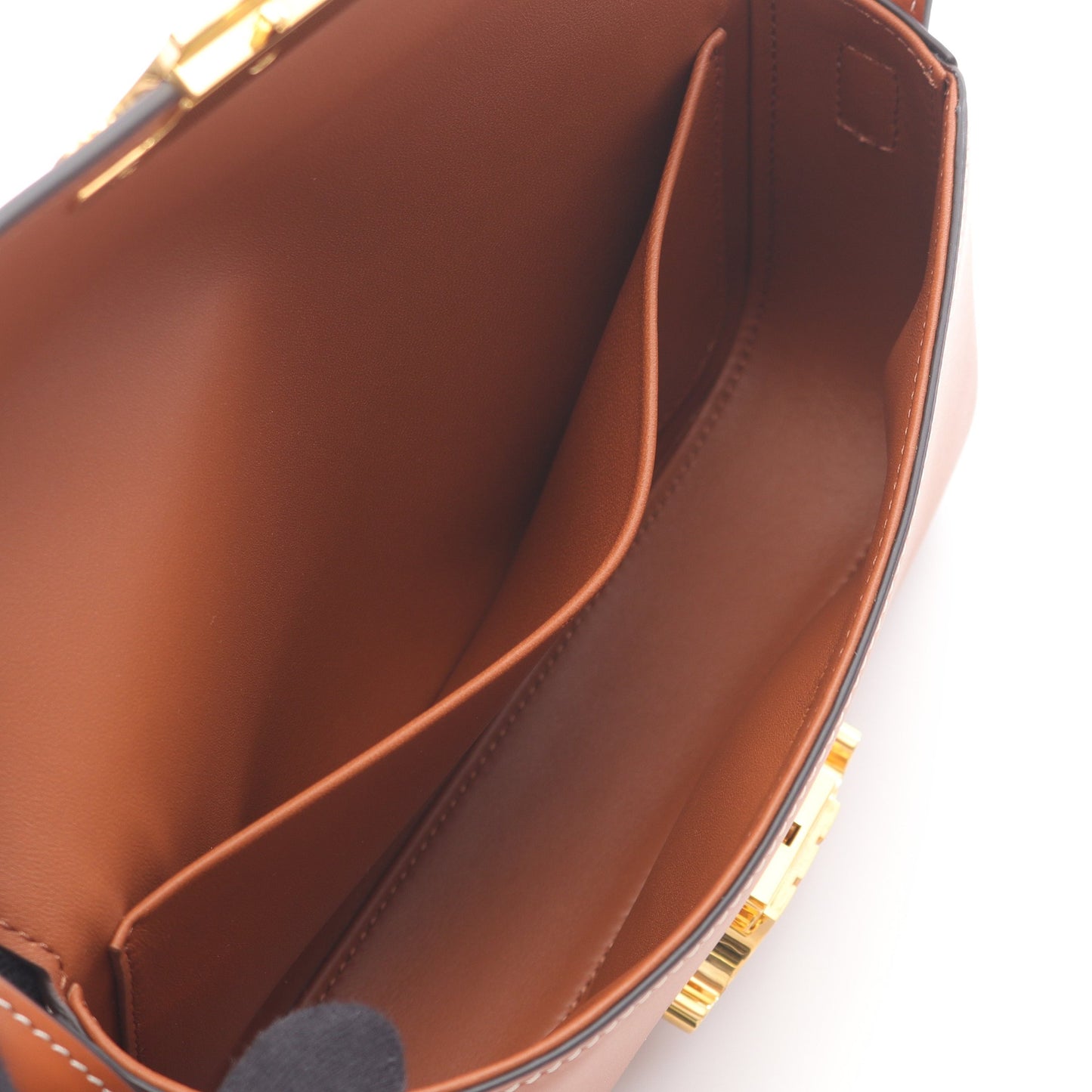 クロード トリオンフ ショルダーバッグ レザー ブラウン セリーヌ バッグ CELINE