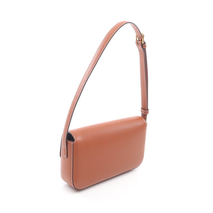 クロード トリオンフ ショルダーバッグ レザー ブラウン セリーヌ バッグ CELINE