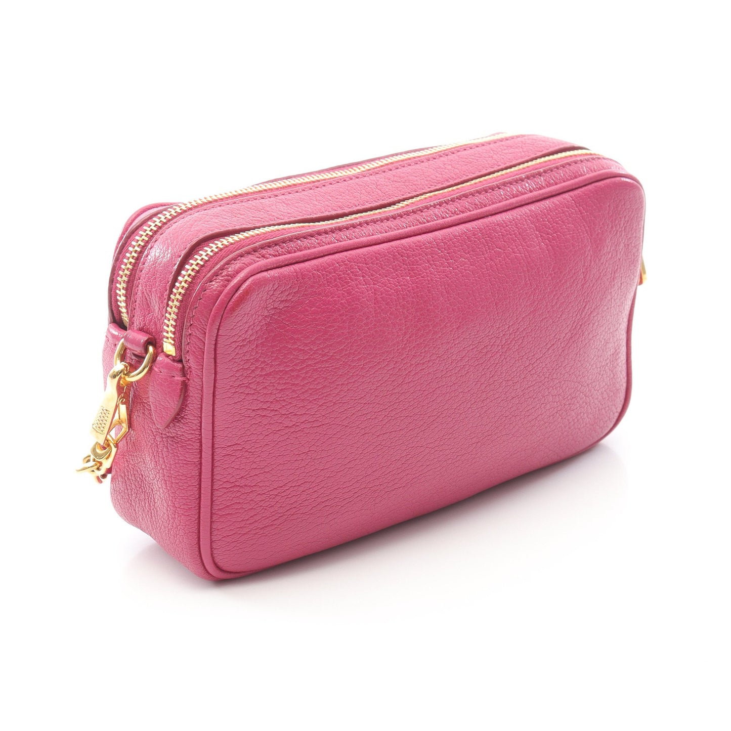 MADRAS マドラス ショルダーバッグ レザー ピンクパープル ミュウミュウ バッグ miu miu