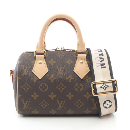 スピーディ バンドリエール20 モノグラム ハンドバッグ PVC レザー ブラウン 2WAY ルイヴィトン バッグ LOUIS VUITTON