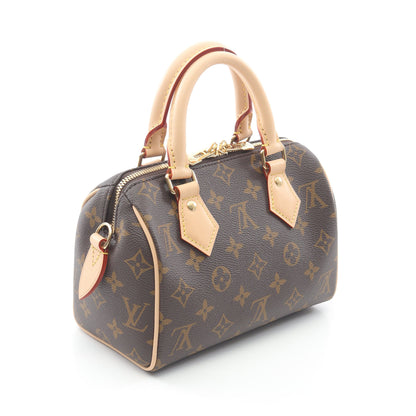 スピーディ バンドリエール20 モノグラム ハンドバッグ PVC レザー ブラウン 2WAY ルイヴィトン バッグ LOUIS VUITTON