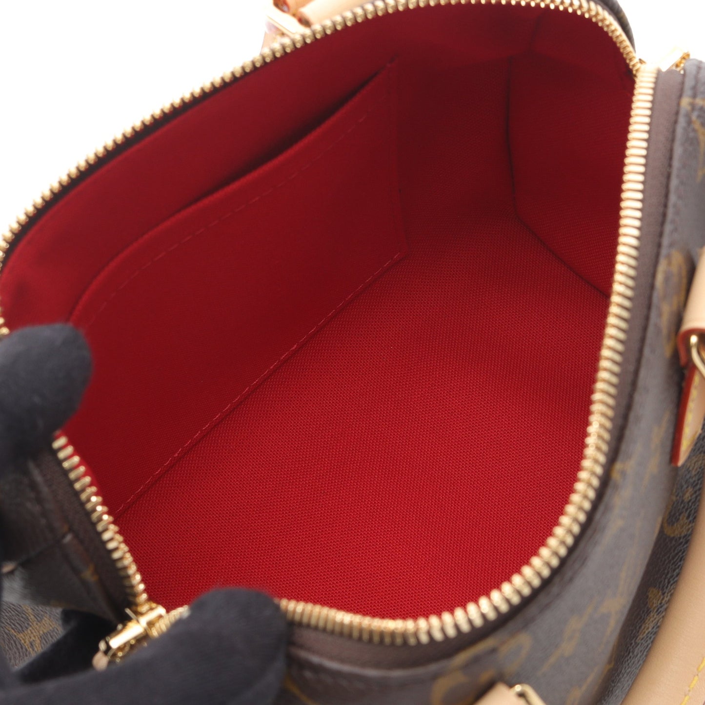 スピーディ バンドリエール20 モノグラム ハンドバッグ PVC レザー ブラウン 2WAY ルイヴィトン バッグ LOUIS VUITTON
