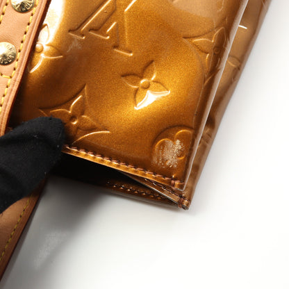 リードMM モノグラムヴェルニ ハンドバッグ トートバッグ レザー ブロンズ ルイヴィトン バッグ LOUIS VUITTON