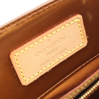 リードMM モノグラムヴェルニ ハンドバッグ トートバッグ レザー ブロンズ ルイヴィトン バッグ LOUIS VUITTON