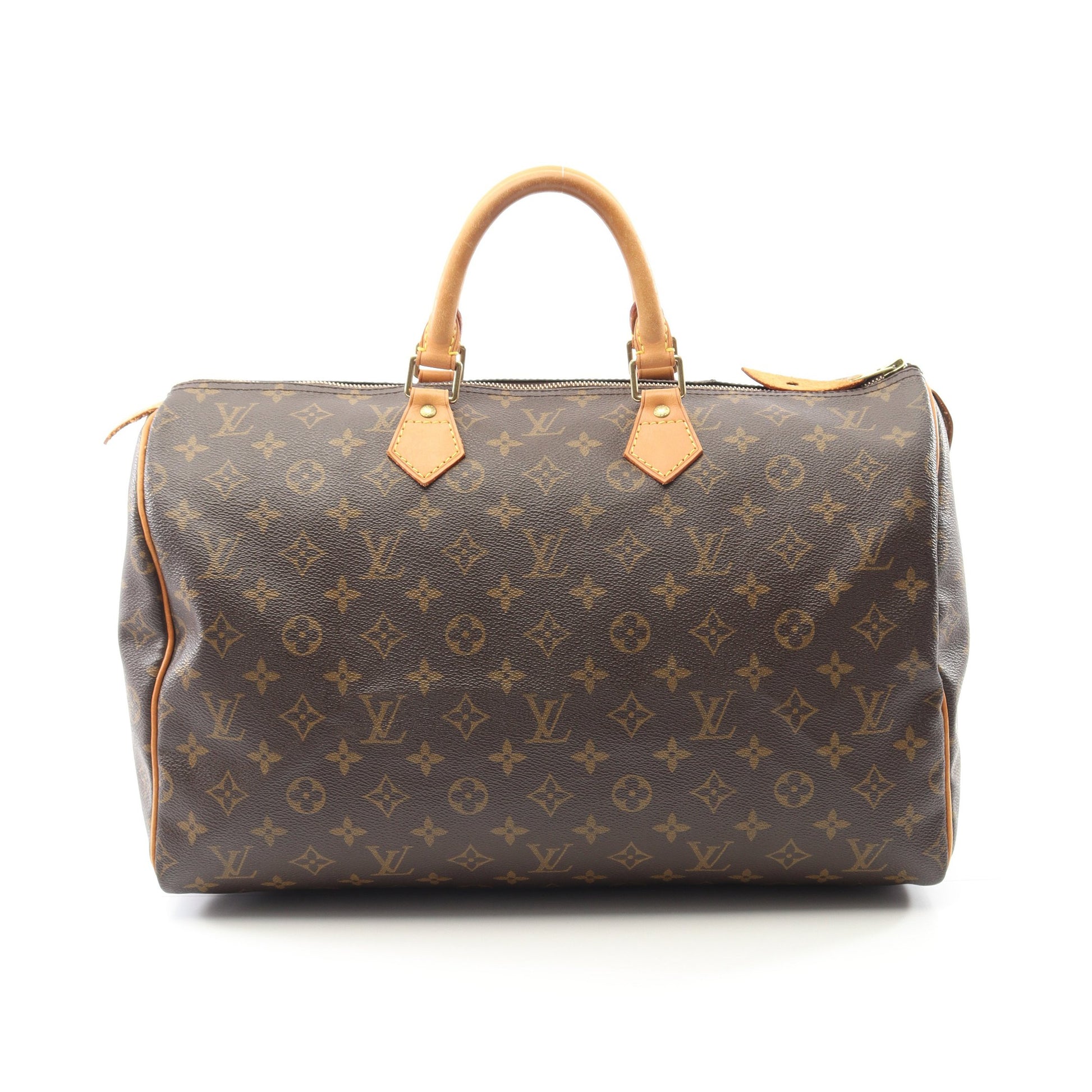 スピーディ40 モノグラム ハンドバッグ PVC レザー ブラウン ルイヴィトン バッグ LOUIS VUITTON