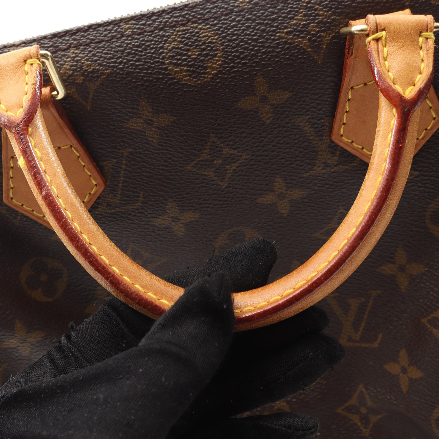 スピーディ30 モノグラム ハンドバッグ PVC レザー ブラウン ルイヴィトン バッグ LOUIS VUITTON