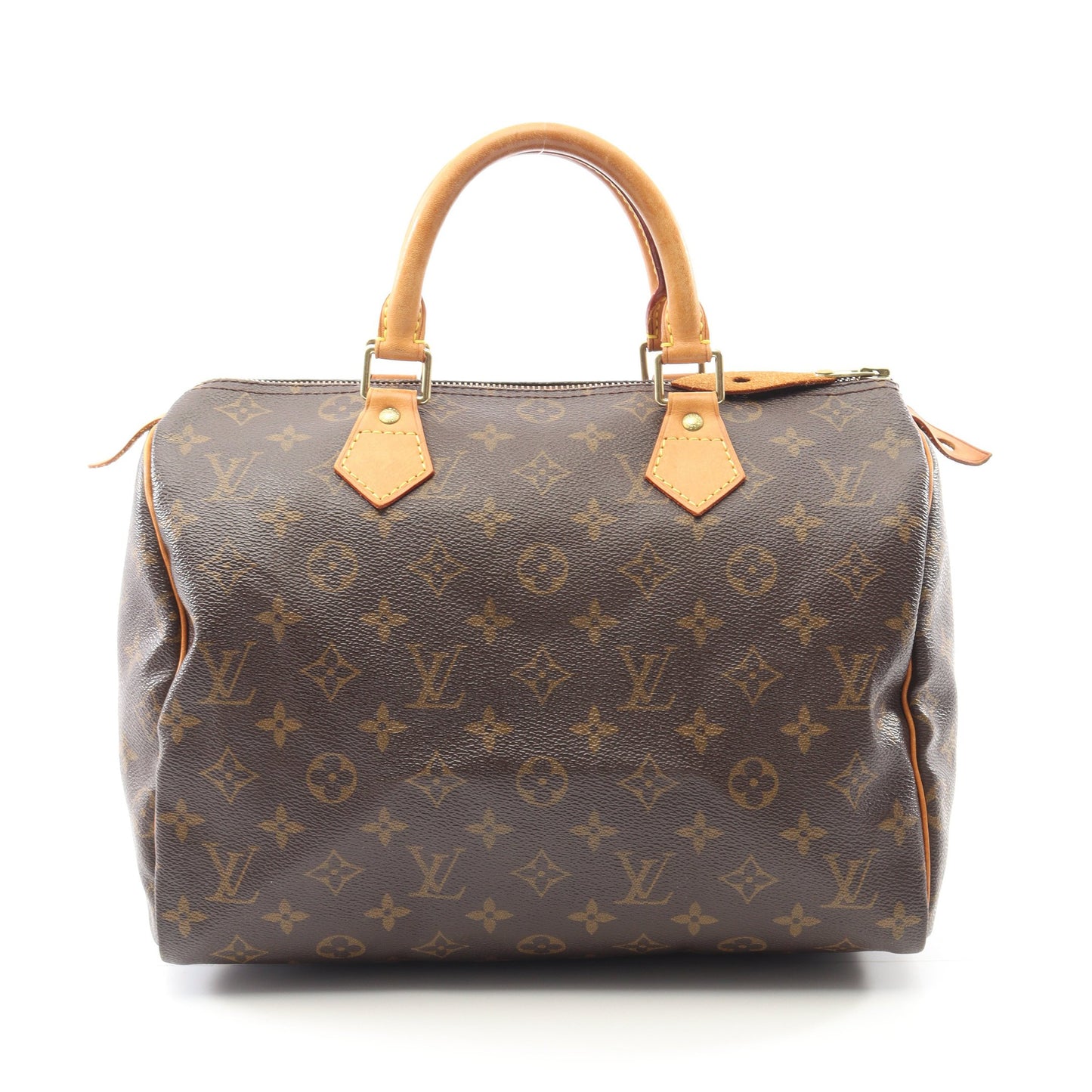 スピーディ30 モノグラム ハンドバッグ PVC レザー ブラウン ルイヴィトン バッグ LOUIS VUITTON