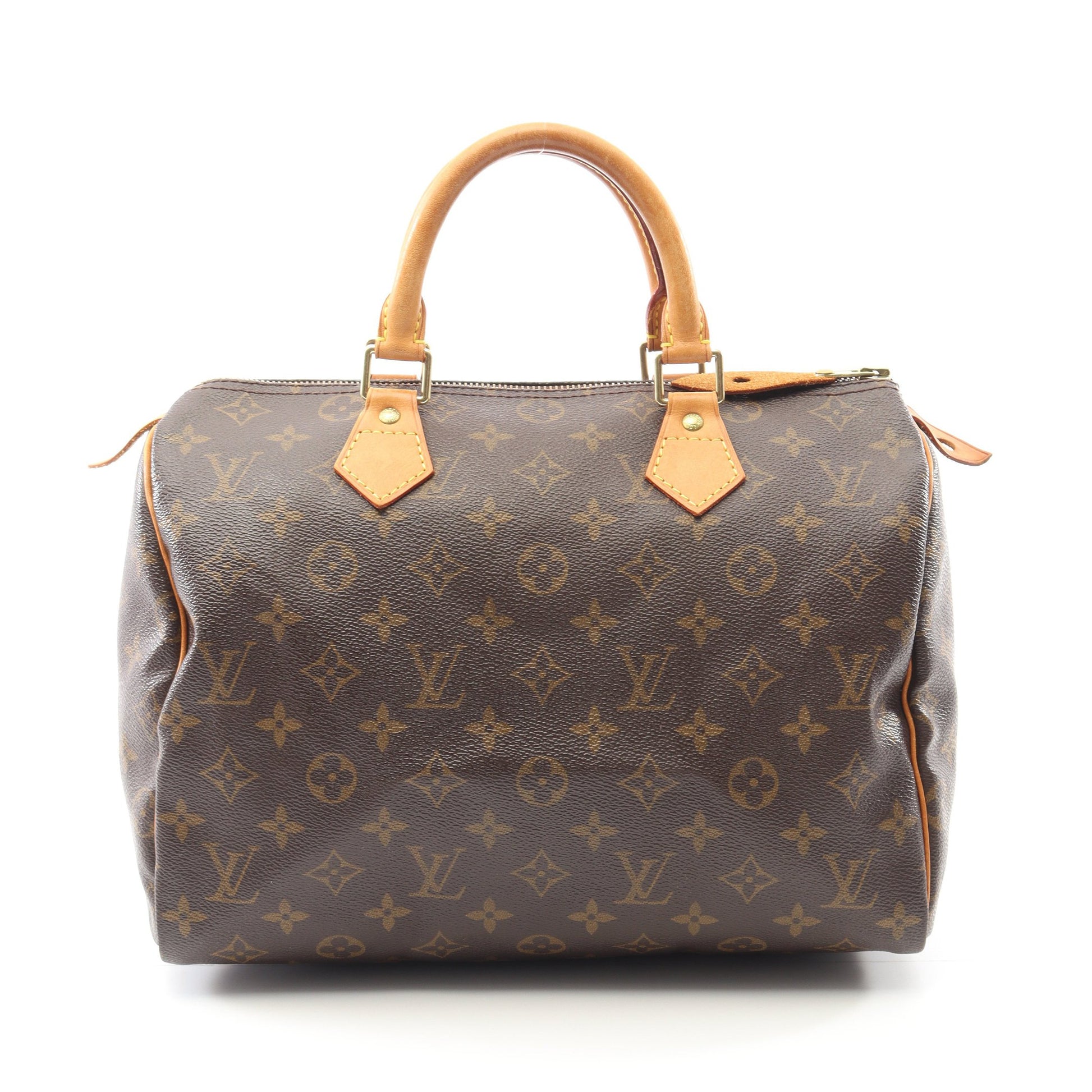 スピーディ30 モノグラム ハンドバッグ PVC レザー ブラウン ルイヴィトン バッグ LOUIS VUITTON