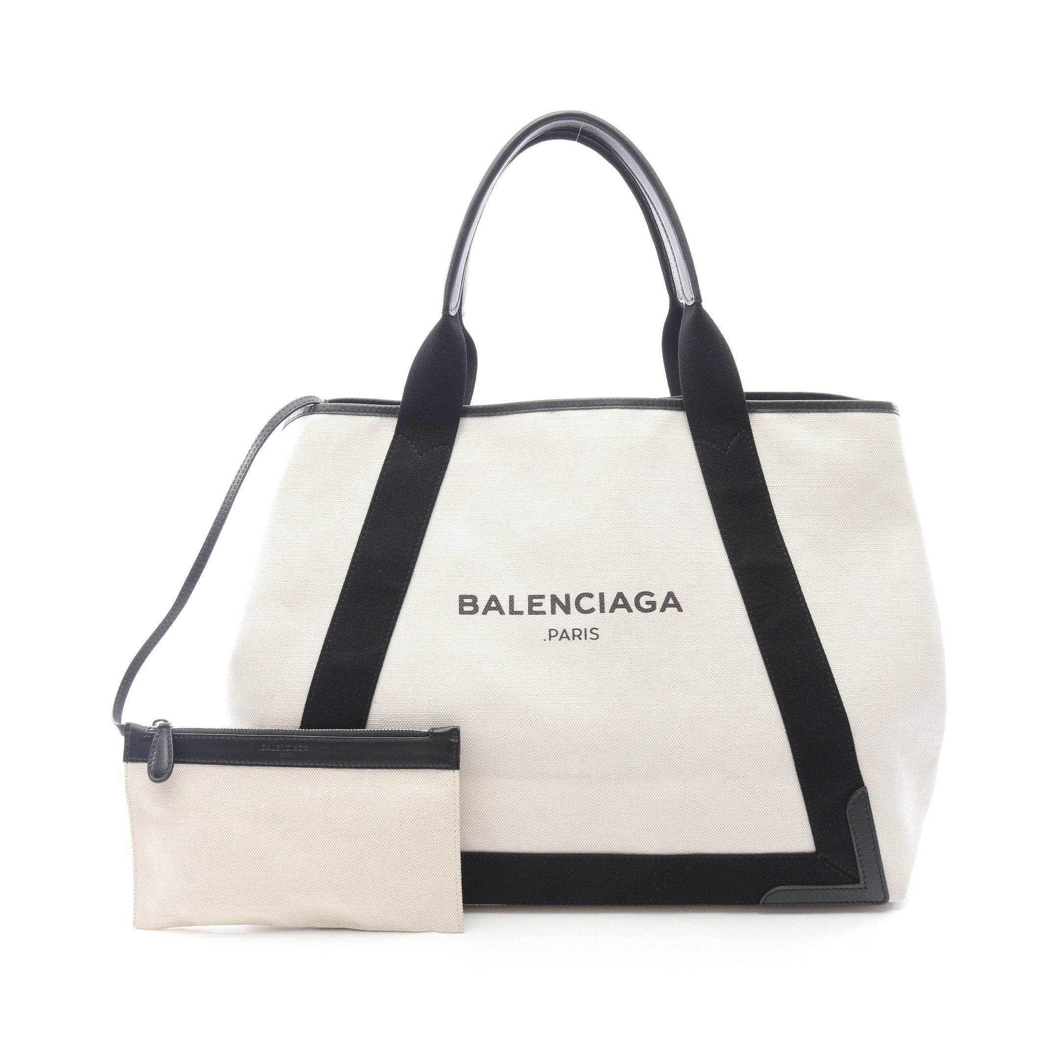BALENCIAGA バッグ ホワイト/ブラック キャンバス 【公式通販】