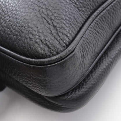 VITTELO CITY ショルダーバッグ レザー ブラック プラダ バッグ PRADA