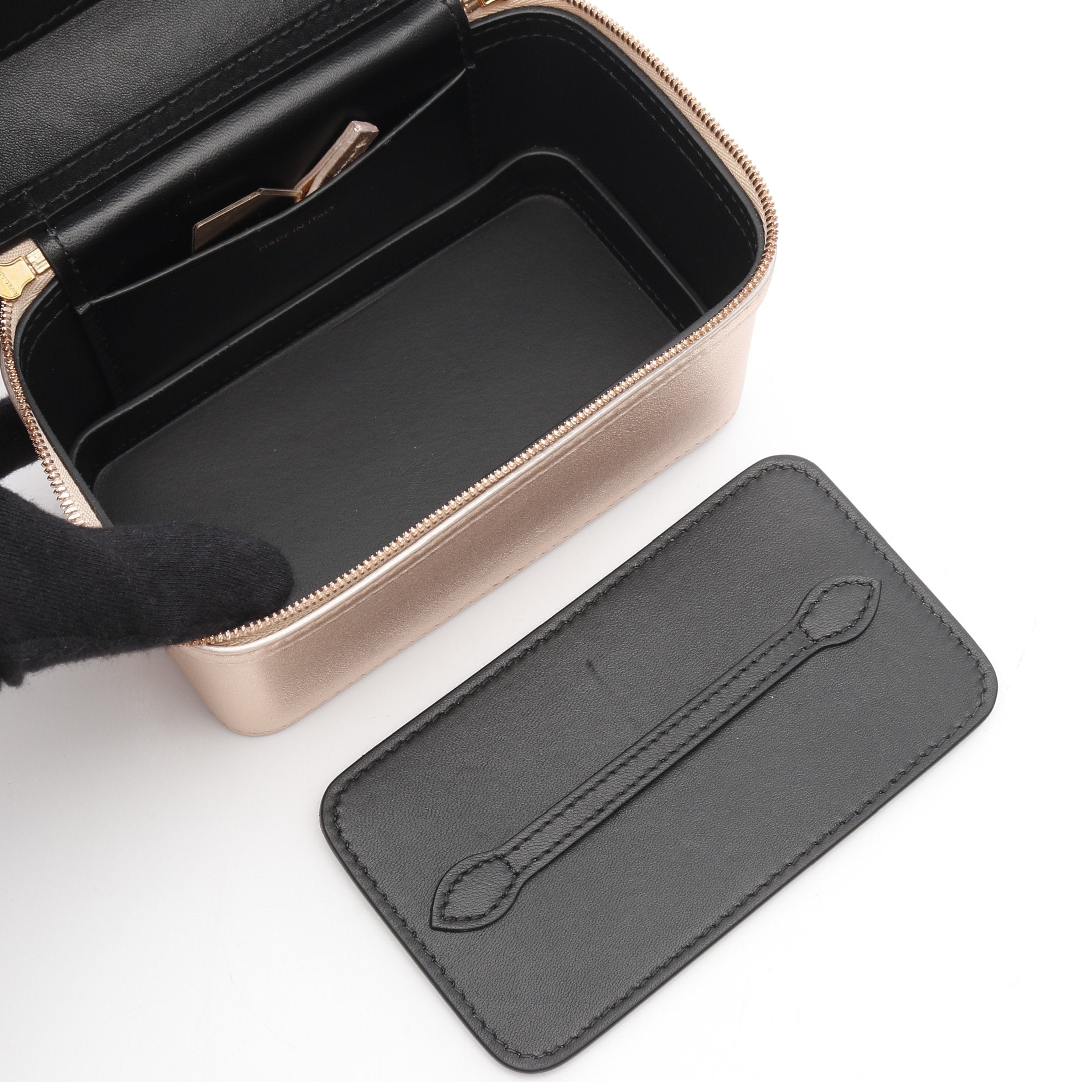 セルペンティ ジュエリーボックス ハンドバッグ バニティバッグ レザー