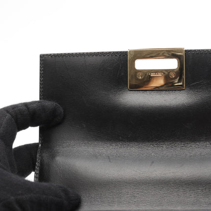 ガンチーニ ハンドバッグ レザー ブラック 2WAY サルヴァトーレフェラガモ バッグ Salvatore Ferragamo