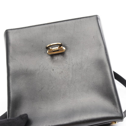 ガンチーニ ハンドバッグ レザー ブラック 2WAY サルヴァトーレフェラガモ バッグ Salvatore Ferragamo