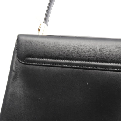 ガンチーニ ハンドバッグ レザー ブラック 2WAY サルヴァトーレフェラガモ バッグ Salvatore Ferragamo