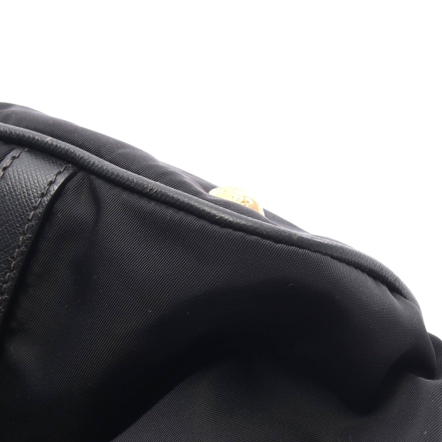 TESSUTO+SAFFIANO ショルダーバッグ トートバッグ ナイロン サフィアーノレザー ブラック 2WAY プラダ バッグ PRADA