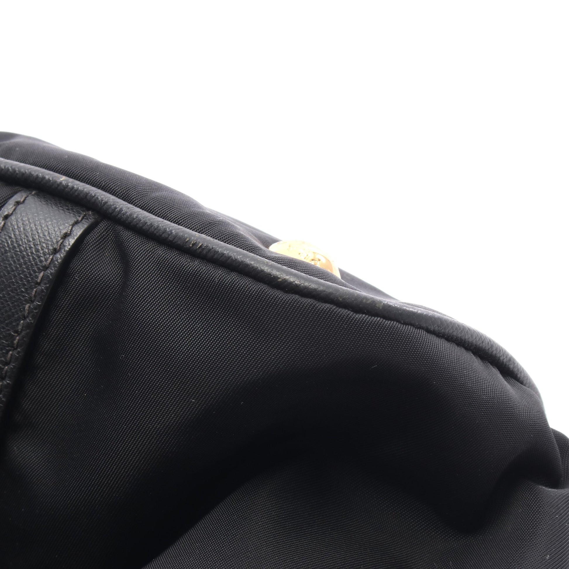 TESSUTO+SAFFIANO ショルダーバッグ トートバッグ ナイロン サフィアーノレザー ブラック 2WAY プラダ バッグ PRADA