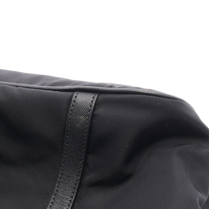 TESSUTO+SAFFIANO ショルダーバッグ トートバッグ ナイロン サフィアーノレザー ブラック 2WAY プラダ バッグ PRADA