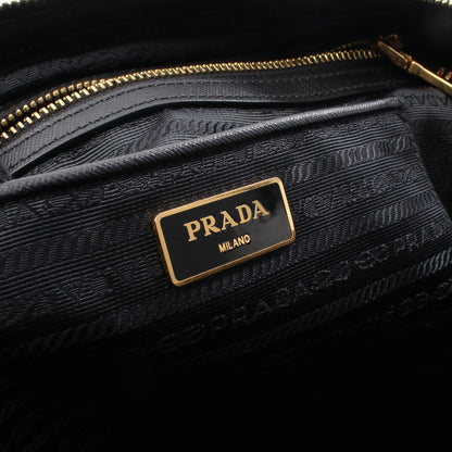 TESSUTO+SAFFIANO ショルダーバッグ トートバッグ ナイロン サフィアーノレザー ブラック 2WAY プラダ バッグ PRADA