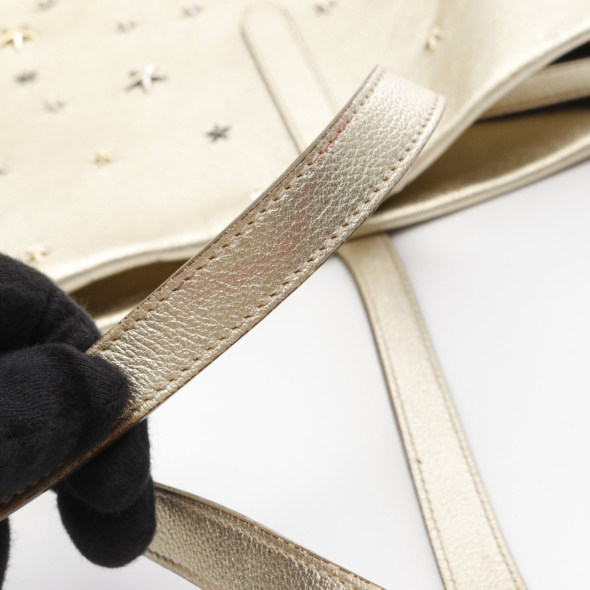 SOFIA M ソフィア ショルダーバッグ トートバッグ レザー ゴールド スタースタッズ ジミーチュウ バッグ JIMMY CHOO