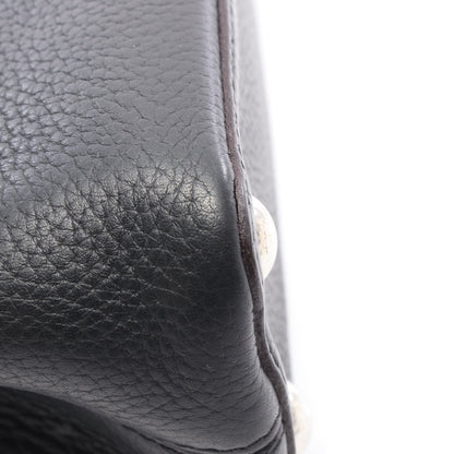 カプシーヌBB ハンドバッグ レザー ブラック ルイヴィトン バッグ LOUIS VUITTON