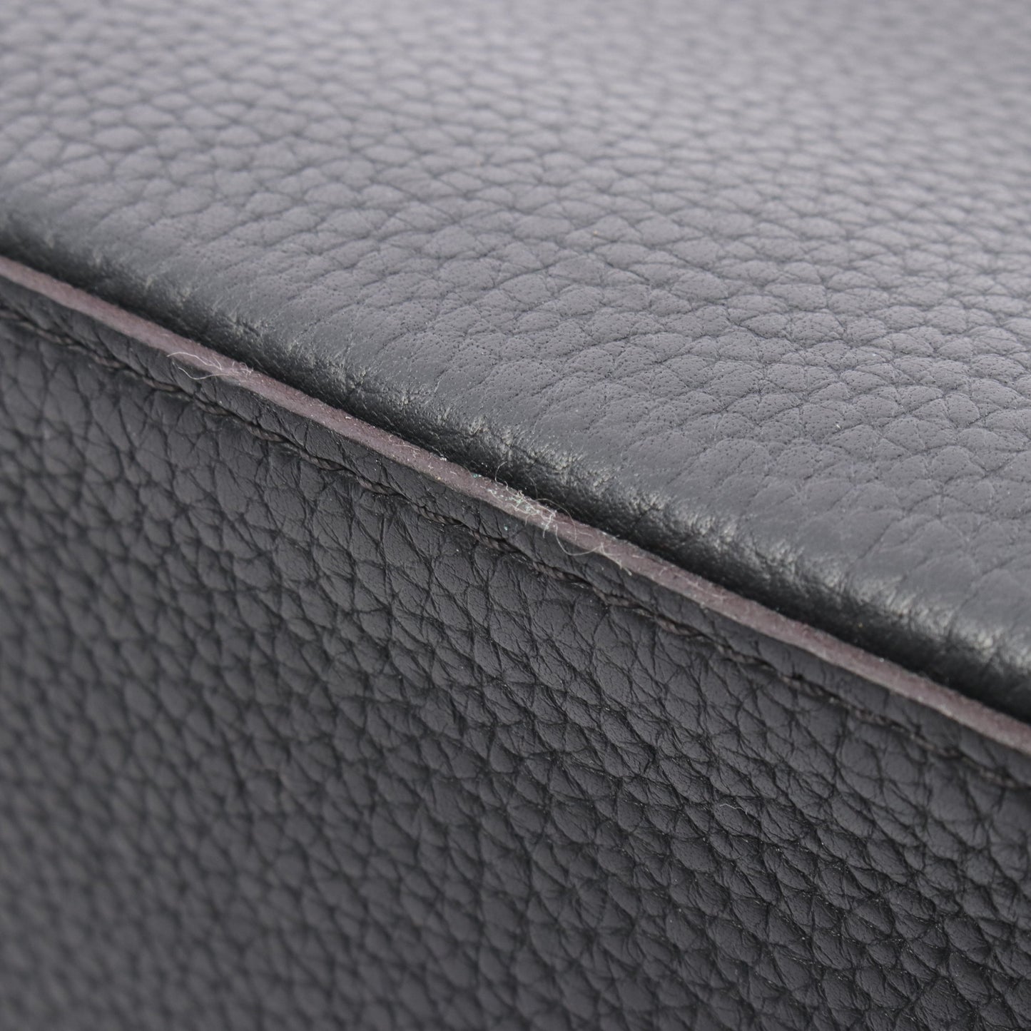 カプシーヌBB ハンドバッグ レザー ブラック ルイヴィトン バッグ LOUIS VUITTON