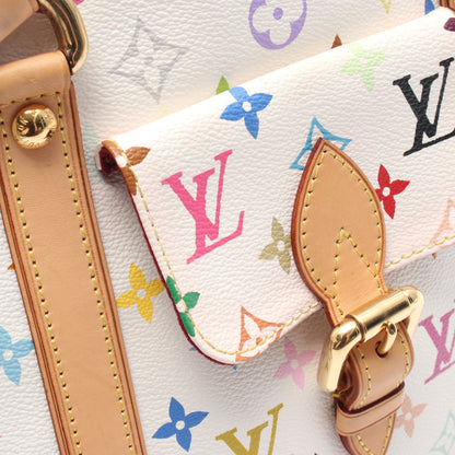 オーレリアMM モノグラムマルチカラー ブロン ショルダーバッグ トートバッグ PVC レザー ホワイト ルイヴィトン バッグ LOUIS VUITTON