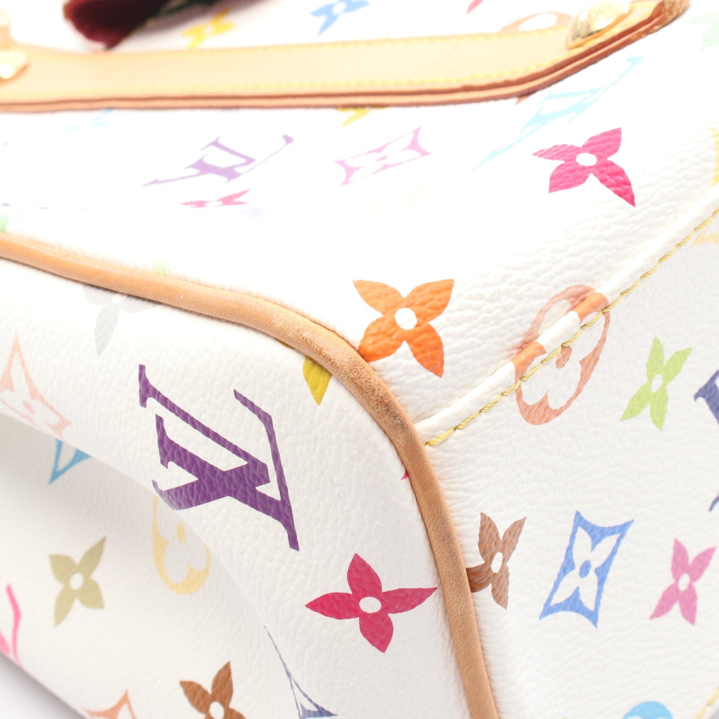 オーレリアMM モノグラムマルチカラー ブロン ショルダーバッグ トートバッグ PVC レザー ホワイト ルイヴィトン バッグ LOUIS VUITTON