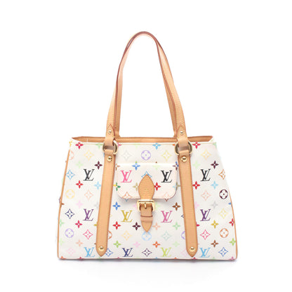 オーレリアMM モノグラムマルチカラー ブロン ショルダーバッグ トートバッグ PVC レザー ホワイト ルイヴィトン バッグ LOUIS VUITTON
