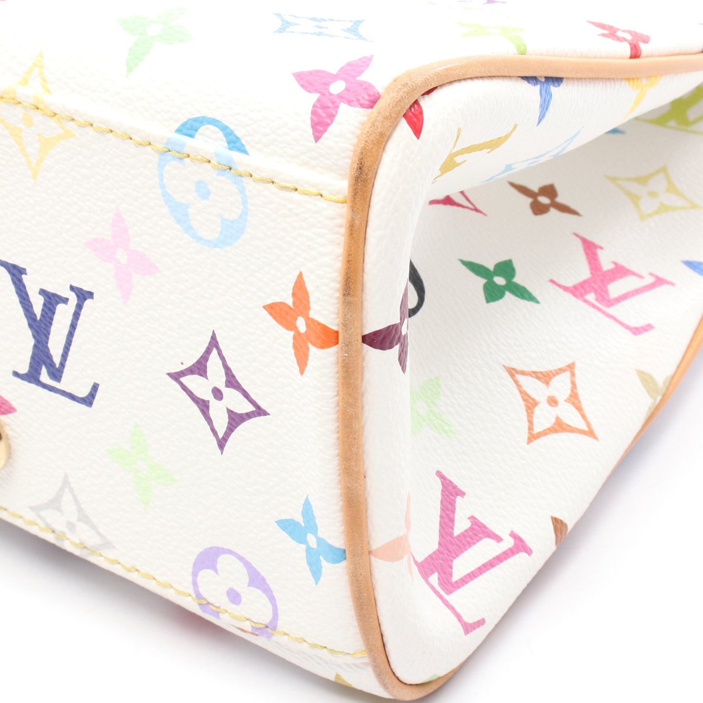 オーレリアMM モノグラムマルチカラー ブロン ショルダーバッグ トートバッグ PVC レザー ホワイト ルイヴィトン バッグ LOUIS VUITTON