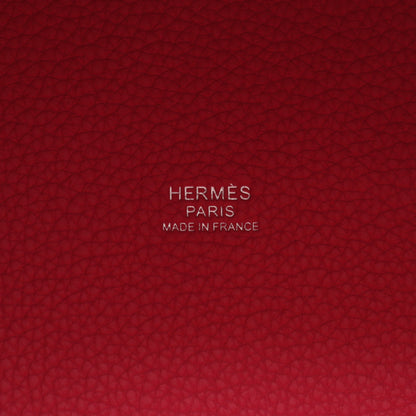 ピコタンロックPM ローズショッキング ハンドバッグ トリヨンモーリス ピンク シルバー金具 U刻印 エルメス バッグ HERMES
