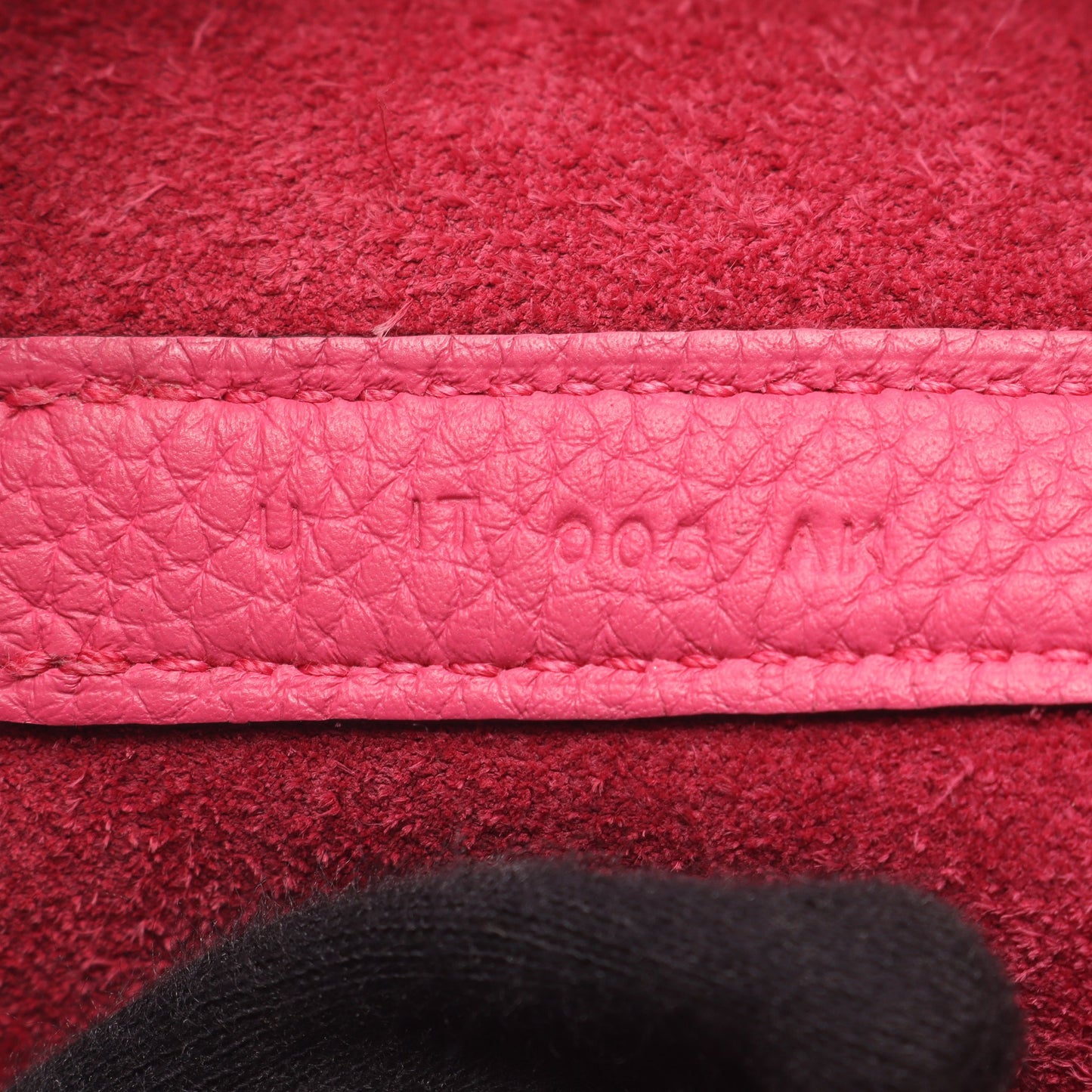 ピコタンロックPM ローズショッキング ハンドバッグ トリヨンモーリス ピンク シルバー金具 U刻印 エルメス バッグ HERMES
