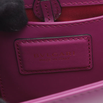 セルペンティ フォーエバー チェーンショルダーバッグ レザー パープル ブルガリ バッグ BVLGARI