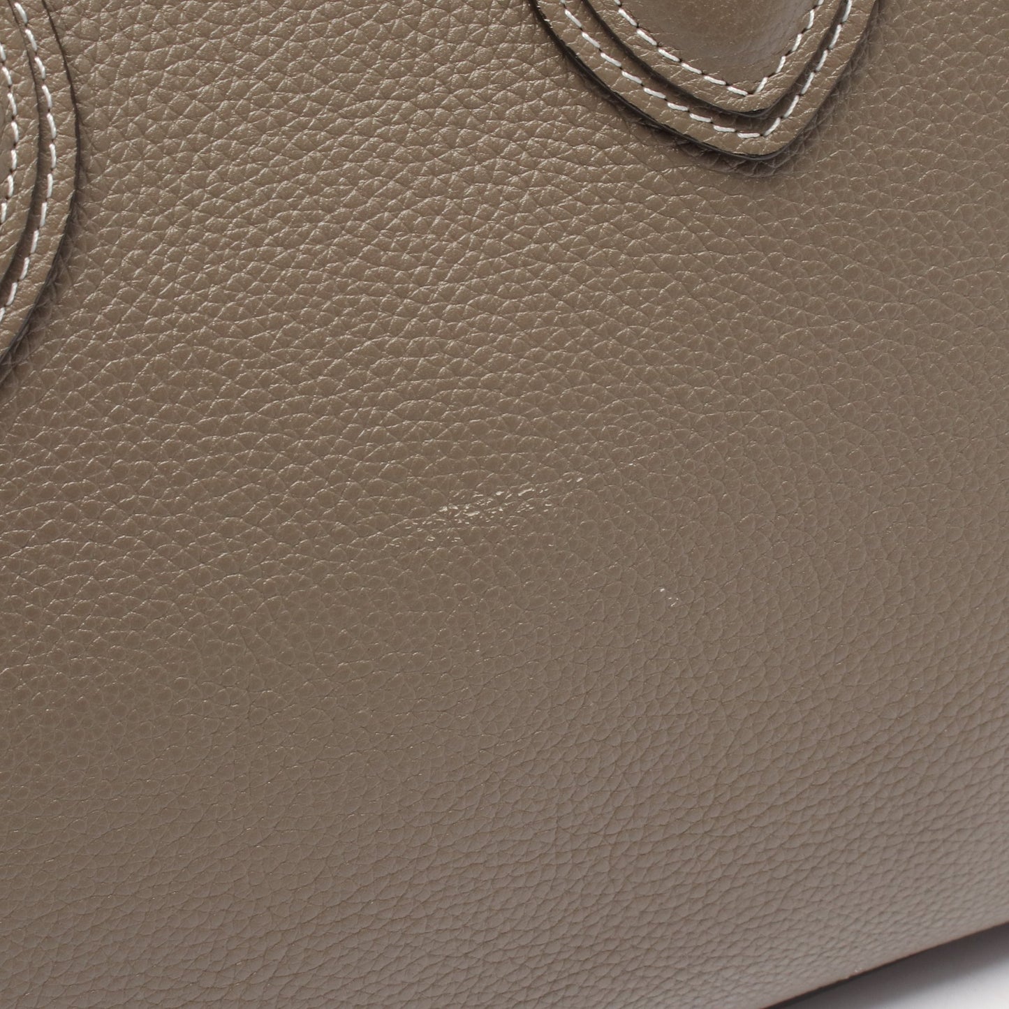 ラゲージ マイクロ ショッパー ハンドバッグ レザー グレーブラウン セリーヌ バッグ CELINE