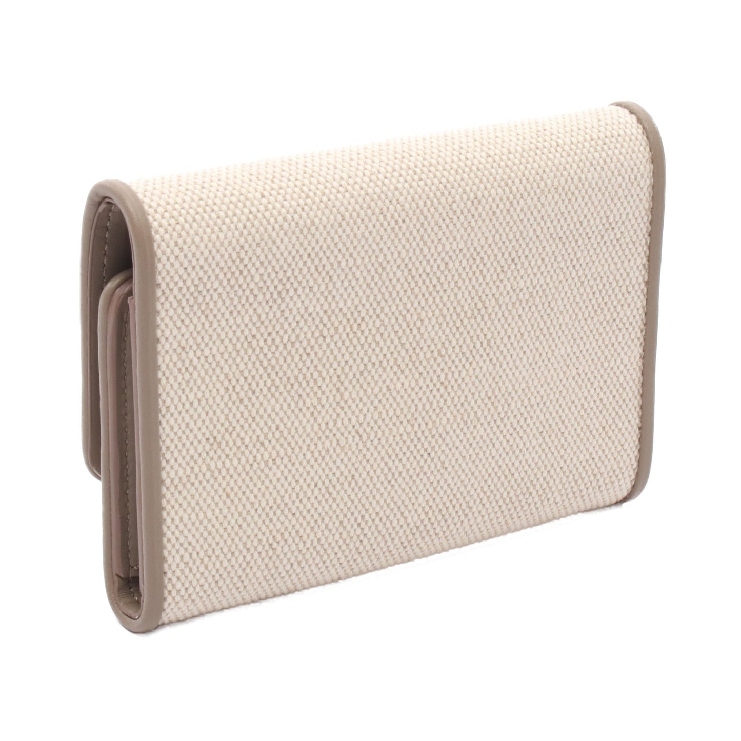 ポルトフォイユ カプシーヌ コンパクト 三つ折り財布 キャンバス  