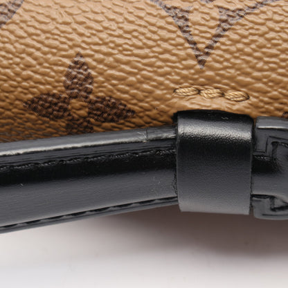 ポシェット メティス MM モノグラムリバース ハンドバッグ PVC レザー ブラウン ブラック 2WAY ルイヴィトン バッグ LOUIS VUITTON
