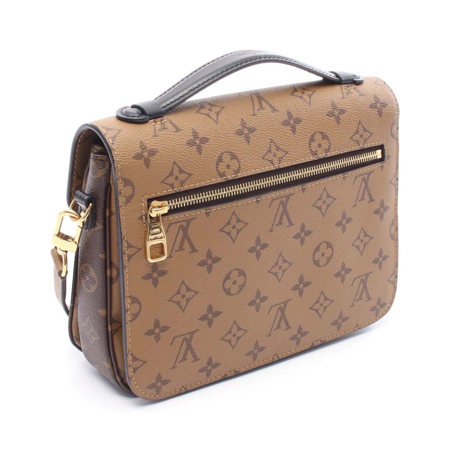 ポシェット メティス MM モノグラムリバース ハンドバッグ PVC レザー ブラウン ブラック 2WAY ルイヴィトン バッグ LOUIS VUITTON